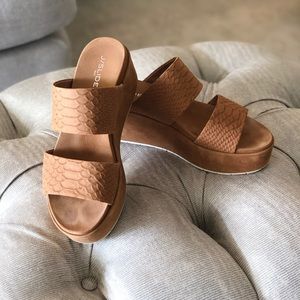 J Slide wedge sandals